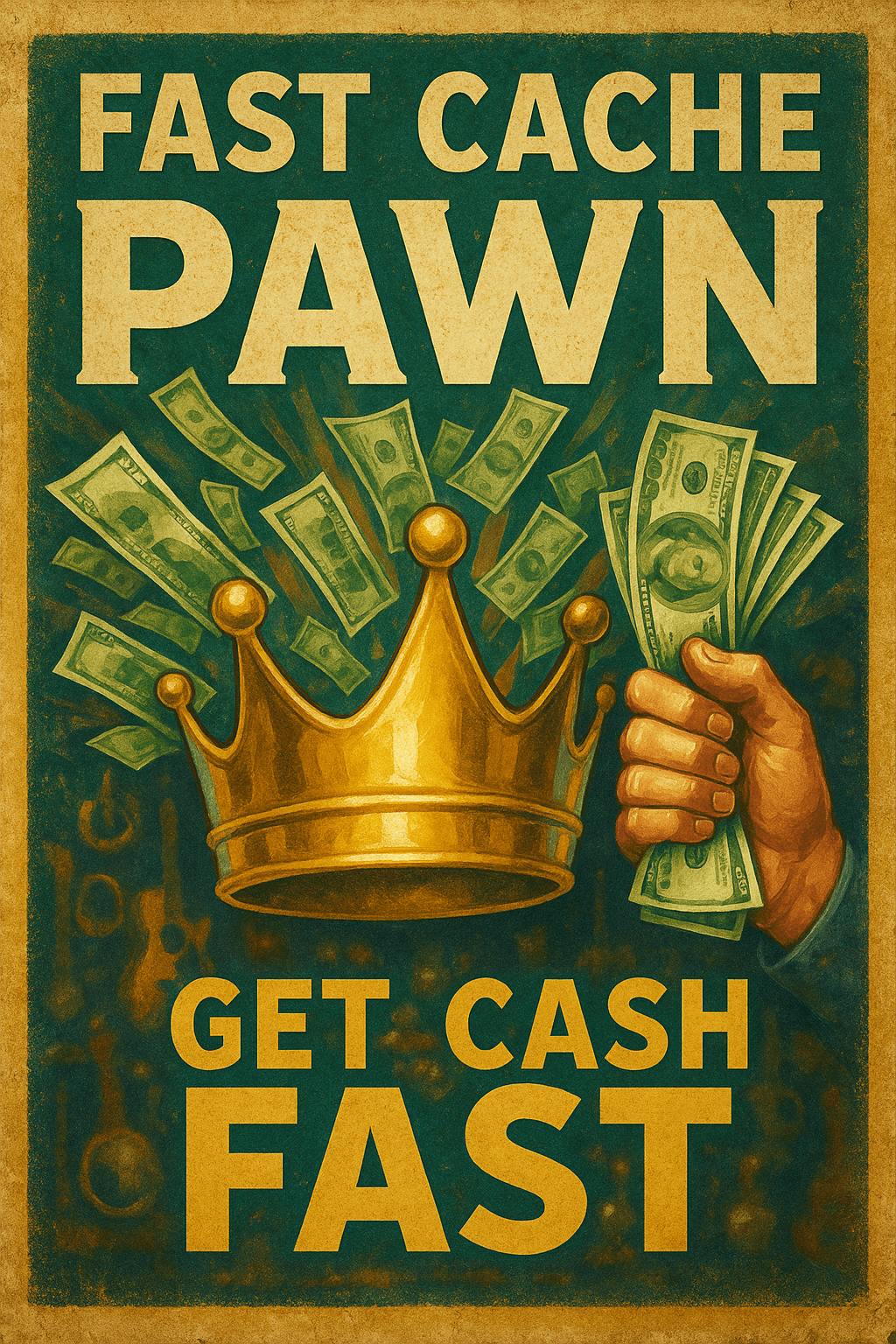 Fast Cache Pawn Poster